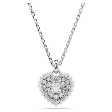 Swarovski smykker Hyperbola Heart, White, Rhodium plated - 5684386 Swarovski smykker Hyperbola Heart, White, Rhodium plated - 5684386