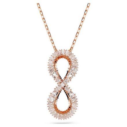 Hyperbola Infinity, White, Rose gold-tone plated - 5677623 Hyperbola Infinity, White, Rose gold-tone plated - 5677623