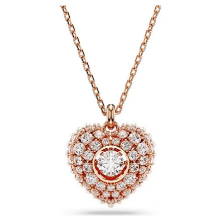 Swarovski smykke Hyperbola Heart, White, Rose gold-tone plated - 5680402 Swarovski smykke Hyperbola Heart, White, Rose gold-tone plated - 5680402