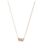 Swarovski smykkesett Hyperbola Infinity, White, Rose gold-tone plated - 5682483