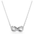 Swarovski smykke Hyperbola pendant Pavé, Infinity, White, Rhodium plated - 5687265