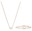 Swarovski smykkesett Mesmera Mixed cuts, White, Rose gold-tone plated - 5684779