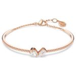 Swarovski smykkesett Mesmera Mixed cuts, White, Rose gold-tone plated - 5684779