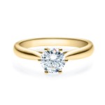 Forlovelsesring med Lab Grown diamant i 0.70 ct og River VS - LG0701807gg 