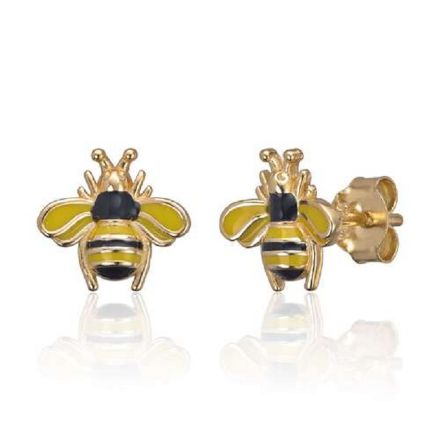 Ørepynt - Redd en BIE i forgylt sølv - 3000800 Ørepynt - Redd en BIE i forgylt sølv - 3000800