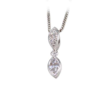 Gullsmykke med zirkonia - 292370 Gullsmykke med zirkonia - 292370