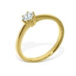 Diamantring forlovelsesring Frøya 0,30 ct River (E)-Si1 - 3106030