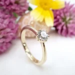 Diamantring forlovelsesring Frøya 0,50 ct River (D)-Si2 - 31060500