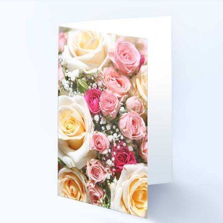 Gratulasjonskort med bukettmotiv- 181022 Gratulasjonskort med bukettmotiv- 181022