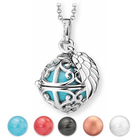 Sølvsmykke Englehviskeren  20x20 mm, flere farger Sølvsmykke Englehviskeren  20x20 mm, flere farger