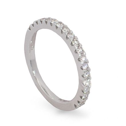 Diamantring i hvitt gull med 0.50 ct W-Si - BUR535743 Diamantring i hvitt gull med 0.50 ct W-Si - BUR535743