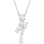 Swarovski smykke Matrix pendant, Mixed cuts, White, Rhodium plated - 5700420