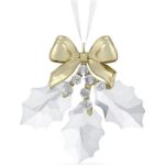 Swarovski figurer Holiday Magic Holly Leaves Ornament - 5685701