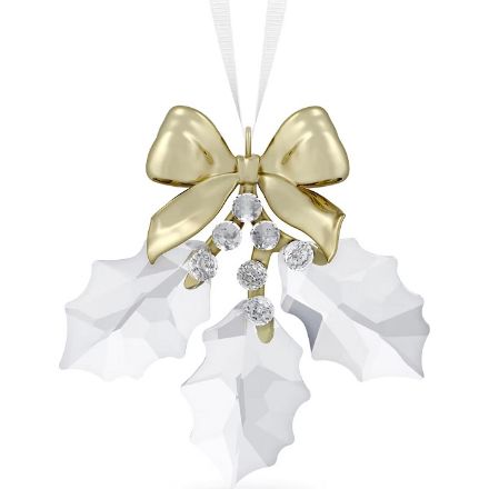 Swarovski figurer Holiday Magic Holly Leaves Ornament - 5685701 Swarovski figurer Holiday Magic Holly Leaves Ornament - 5685701