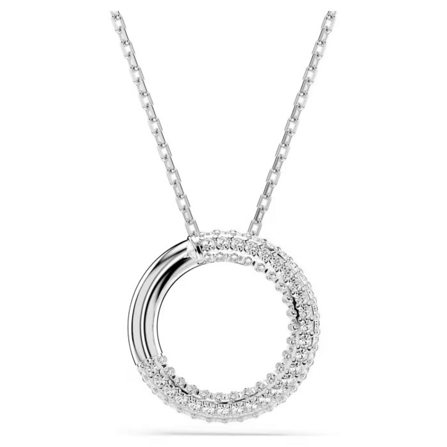 Swarovski smykke Dextera pendant Pavé, White, Rhodium plated - 5692737