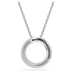 Swarovski smykke Dextera pendant Pavé, White, Rhodium plated - 5692737