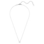 Swarovski smykke Stilla pendant Square cut, White, Rhodium plated - 5701903