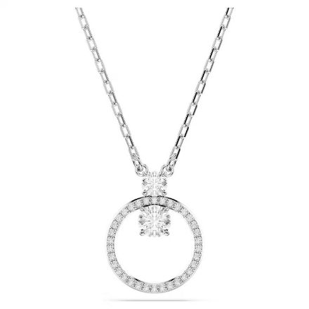 Swarovski smykke Constella pendant Pavé, Round cut, White, Rhodium plated - 5692261 Swarovski smykke Constella pendant Pavé, Round cut, White, Rhodium plated - 5692261
