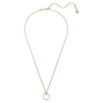 Swarovski smykke Constella pendant Round cut, White, Rose gold-tone plated - 5692266