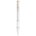 Crystalline Lustre ballpoint pen White, Rose gold-tone plated - 5694174