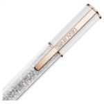 Crystalline Lustre ballpoint pen White, Rose gold-tone plated - 5694174