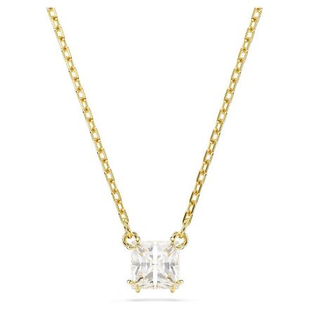 Swarovski smykke Stilla pendant Square cut, White, Gold-tone plated - 5693153 Swarovski smykke Stilla pendant Square cut, White, Gold-tone plated - 5693153