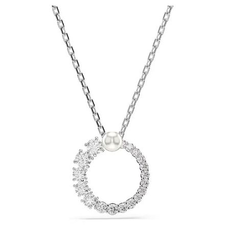 Swarovski smykke Matrix pendant Crystal pearl, Round cut, White, Rhodium plated - 5688751 Swarovski smykke Matrix pendant Crystal pearl, Round cut, White, Rhodium plated - 5688751