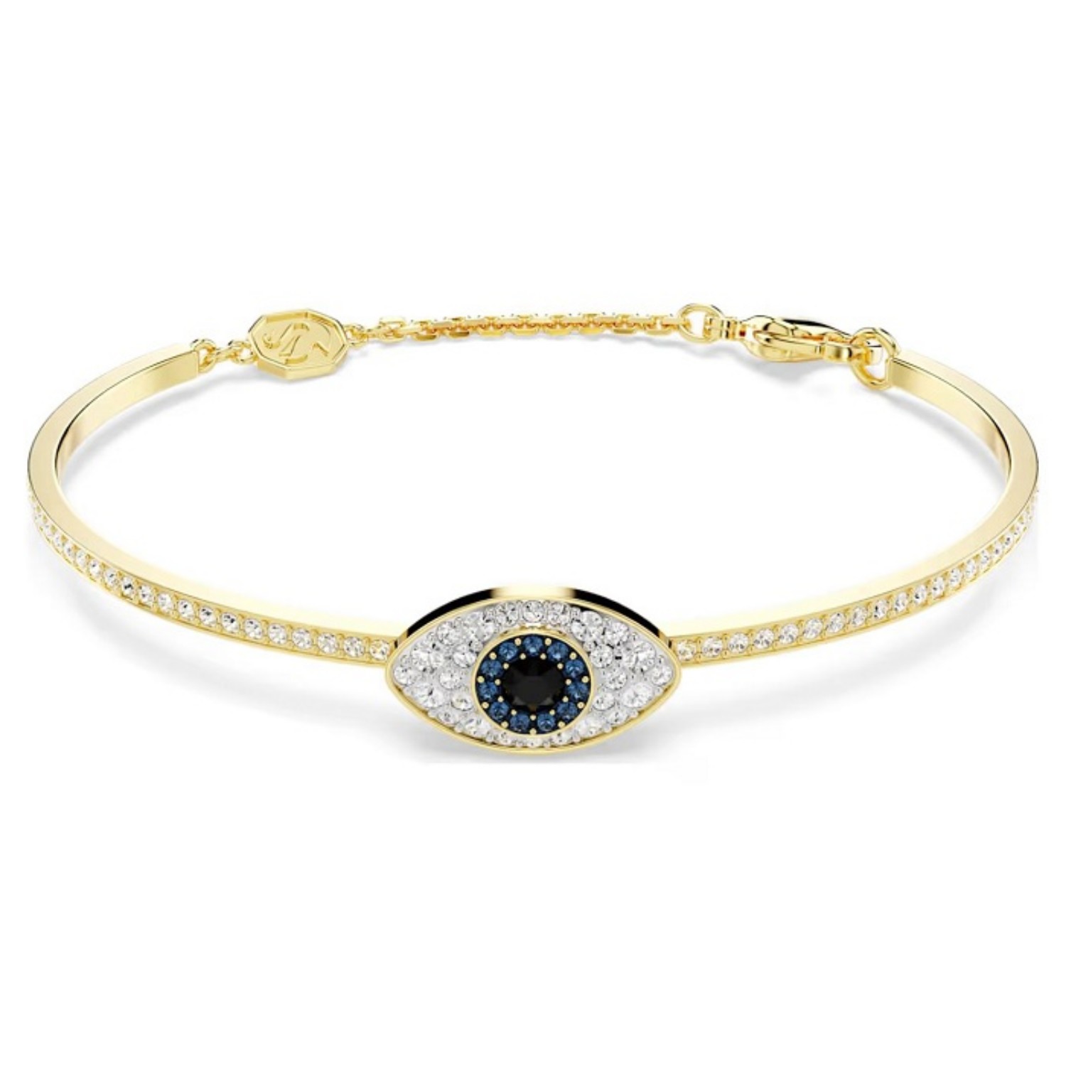 Swarovski armbånd Symbolica bangle Evil eye, Blue, Gold-tone plated - 5692171