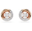 Swarovski øredobber Dextera stud earrings Round cut, White, Rose gold-tone plated - 5692258 Swarovski øredobber Dextera stud earrings Round cut, White, Rose gold-tone plated - 5692258