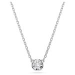 Swarovski smykke Imber pendant Round cut, White, Rhodium plated - 5696039