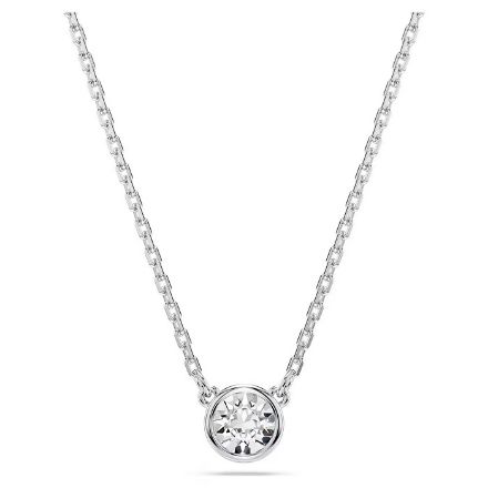 Swarovski smykke Imber pendant Round cut, White, Rhodium plated - 5696039 Swarovski smykke Imber pendant Round cut, White, Rhodium plated - 5696039