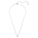 Swarovski smykke Imber pendant Round cut, White, Rhodium plated - 5696039