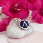 Sølvsmykke Amulett med Lapis Lazuli stein - 70627