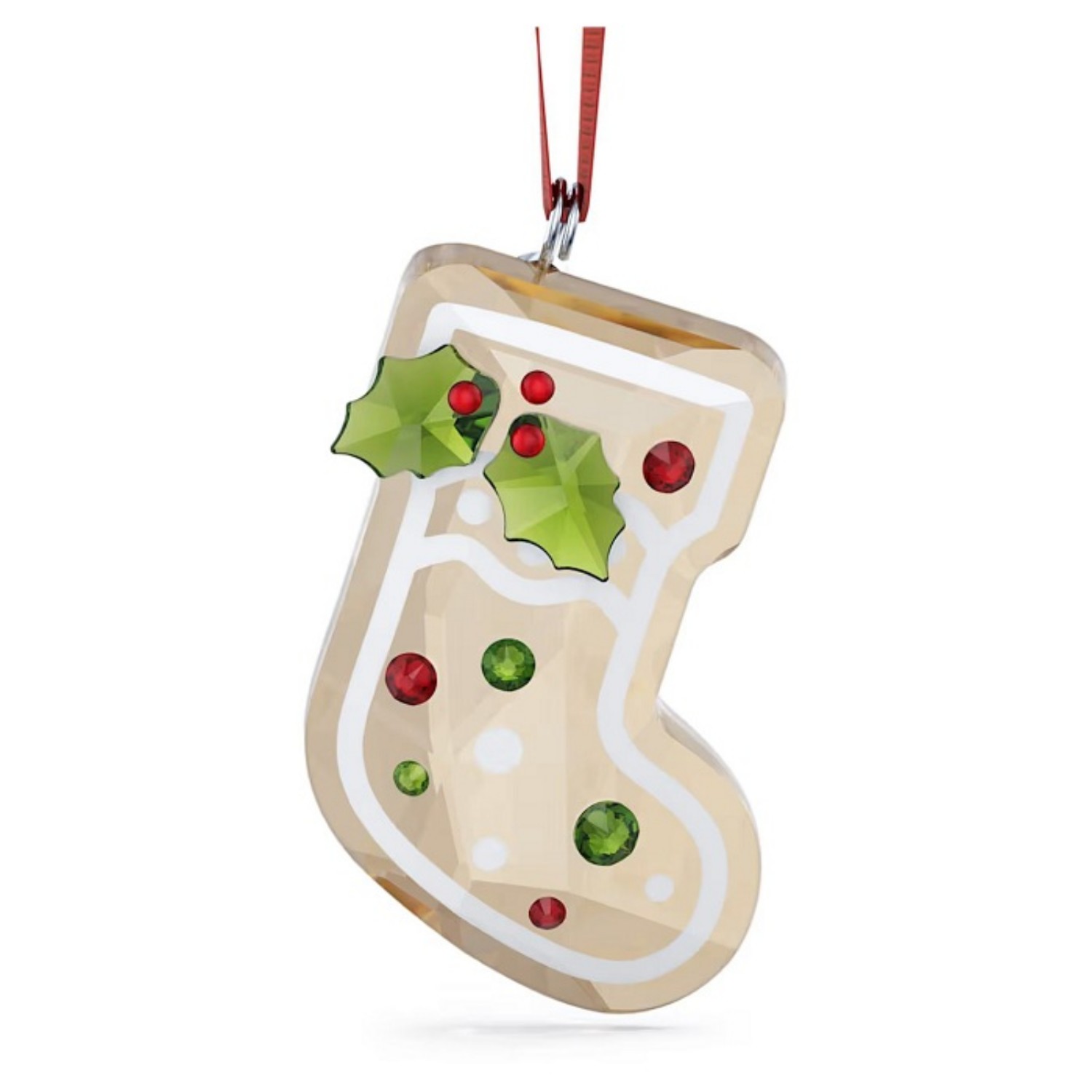 Swarovski figurer Holiday Cheers Gingerbread Stocking Ornament - 5681581