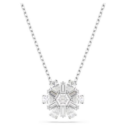 Swarovski smykke Idyllia pendant Mixed cuts, Snowflake, White, Rhodium plated - 5691484 Swarovski smykke Idyllia pendant Mixed cuts, Snowflake, White, Rhodium plated - 5691484