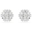 Swarovski øredobber Idyllia stud earrings Mixed cuts, Snowflake, White, Rhodium plated - 5691483
