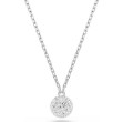 Swarovski smykke Dextera pendant Round cut, Sphere, White, Rhodium plated - 5693206