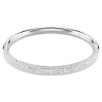 Swarovski armbånd  Sublima bangle Snow pavé, White, Rhodium plated - 5684241