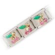 Stål charms i samme størrelse som de mest kjente armbåndene av samme type, Kirsebær - N-151