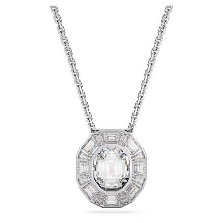 Swarovski smykke Mesmera Octagon cut, Small, White, Rhodium plated - 5669915 Swarovski smykke Mesmera Octagon cut, Small, White, Rhodium plated - 5669915