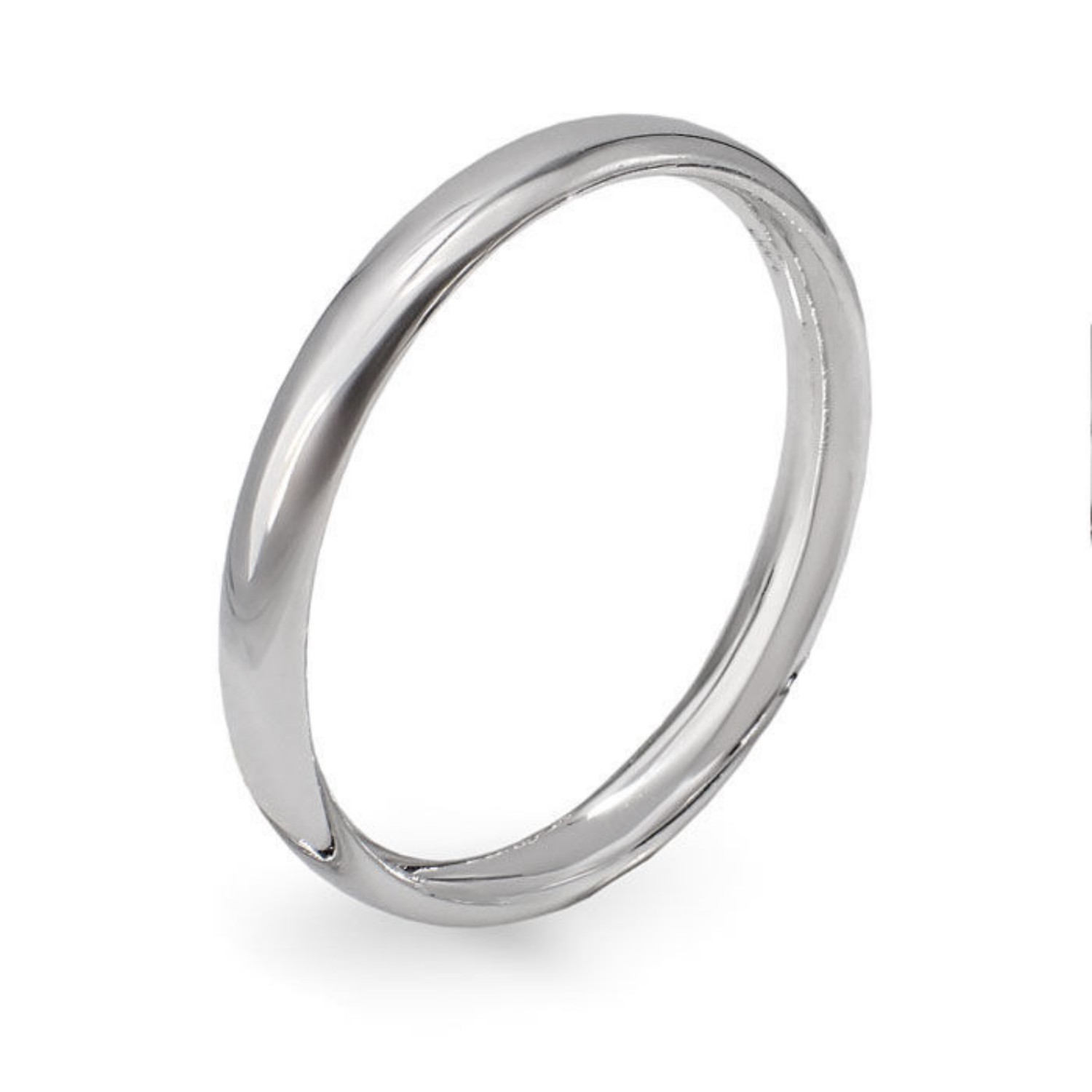 Giftering i hvitt gull 14kt, 3.5 mm. RUBIN modell 803 - 1535