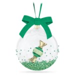 Swarovski figurer Holiday Cheers Dulcis Ball Ornament Green - 5688312