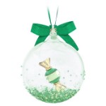 Swarovski figurer Holiday Cheers Dulcis Ball Ornament Green - 5688312