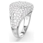 Swarovski Meteora cocktail ring, White, Rhodium plated - 5689426