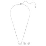 Swarovski smykkesett Mesmera Mixed cuts, White, Rhodium plated - 5665829