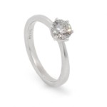 Diamantring forlovelsesring Frøya 0,80 ct River (E)-Si1 - 3105080