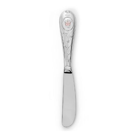 Rosa prinsessekrone kniv i stål - 934201 Rosa prinsessekrone kniv i stål - 934201