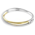 Swarovski armbånd Hyperbola bangle Round cut, White, Mixed metal finish - 5689720