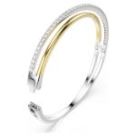 Swarovski armbånd Hyperbola bangle Round cut, White, Mixed metal finish - 5689720