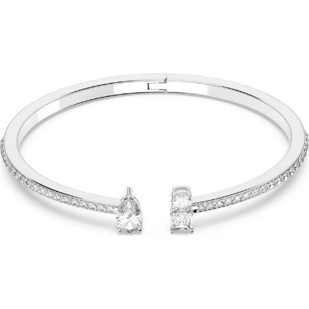 Swarovski armbånd Mesmera cuff, Mixed cuts, White, Rhodium plated - 5572664 Swarovski armbånd Mesmera cuff, Mixed cuts, White, Rhodium plated - 5572664